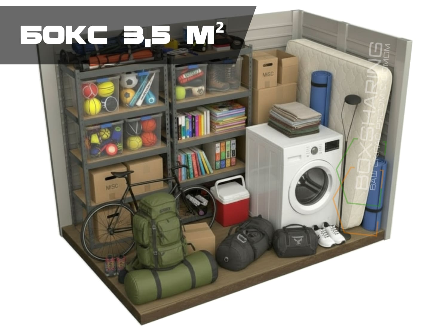 Бокс 3,5 метра