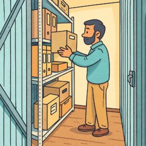 Стеллажи в кладовке