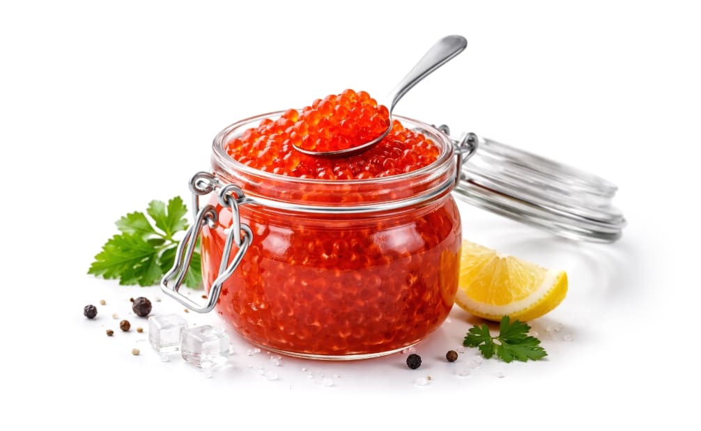 хранение красной икры