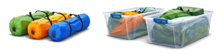 как хранить палатку