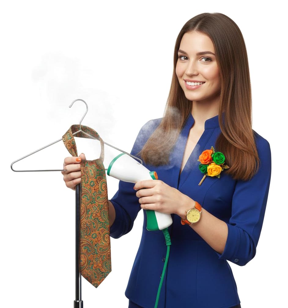 как гладить галстук