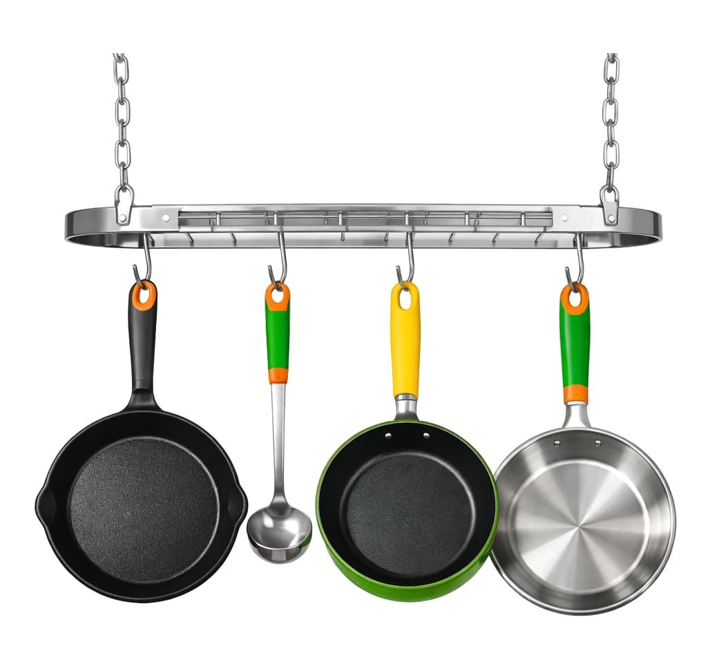 как хранить сковородки на кухне идеи