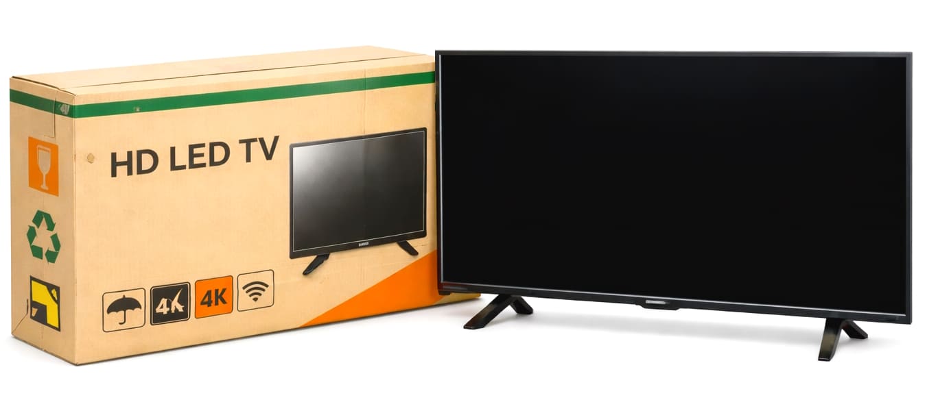 Как перевозить телевизор в коробке.