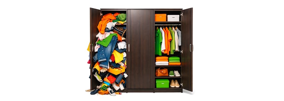 Как правильно хранить вещи в шкафу